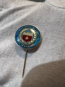 1960s/70s Bahrain Football Association Pin Badge Lapel, Rare, Uefa, Fifa, Sports for sale on Ebay