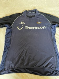 Tottenham Hotspurs Mens Size Large Navy Away Football Shirt 2003 Kappa for sale on Ebay