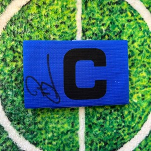 Bobby Zamora Of England Tottenham West Ham & Fulham Signed Captains Armband wCOA for sale on Ebay