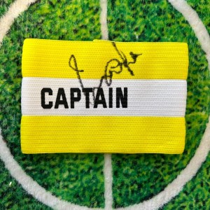 Ruel Fox Of England, Norwich, Newcastle & Tottenham Signed Captains Armband wCOA for sale on Ebay