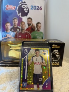 2026 TOPPS PREMIER LEAGUE Will Lankshear 078/299 GOLD SPARKLE PARALLEL TOTTENHAM for sale on Ebay