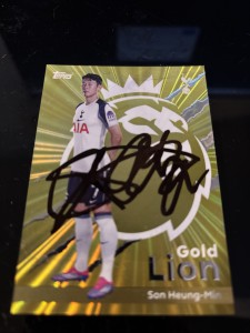 MATCH ATTAX 2026 SON HEUNG-MIN TOTTENHAM HOTSPUR SIGNED for sale on Ebay
