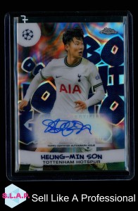 HEUNG-MIN SON TOTTENHAM HOTSPUR AUTO 69/99 JOGABONITO TOPPS 2023 CHROME UCC for sale on Ebay