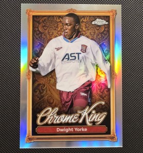 2025-26 Topps Premier League Dwight Yorke Chrome King SP Insert, Aston Villa for sale on Ebay