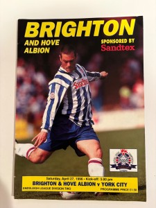 BRIGHTON & HOVE ALBION v YORK CITY...1995/96 DIV 2 for sale on Ebay