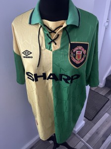 Umbro Manchester United Sharp Away Shirt Size XL for sale on Ebay