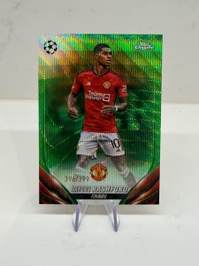 Topps Chrome UCC Manchester United Marcus Rashford Numbered Parallel for sale on Ebay