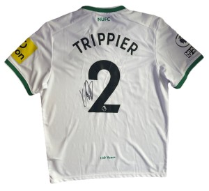 KIERAN TRIPPIER Newcastle United OFFICIAL Signed Third Shirt RARE Proof/COA for sale on Ebay