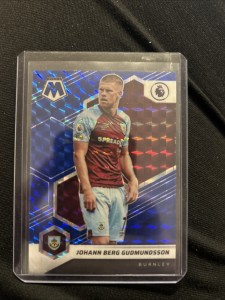 2021-2022 Mosaic Premier League Johann Berg Gudmundsson Burnley 90/99 for sale on Ebay