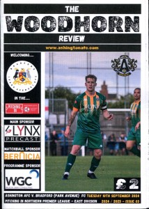 Ashington v Bradford Park Avenue 10/09/24 NPL Division East for sale on Ebay