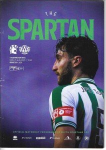 25/26 BLYTH SPARTANS V ASHINGTON (NORTHERN PREMIER LGE EAST DIVISION) for sale on Ebay