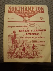 Northampton Town v Wrexham programme.  18/10/1960  League Cup  for sale on Ebay