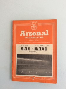 FA CHARITY SHIELD 1953 ARSENAL V BLACKPOOL 12.1.1953 for sale on Ebay
