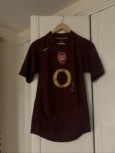 Original Authentic Nike Arsenal 2005/2006 Highbury Home Shirt Mens Small for sale on Ebay