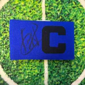 Remi Garde Of France, Lyon, Strasbourg & Arsenal Signed Captain Armband wCOA for sale on Ebay