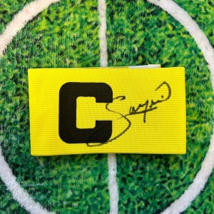 Sergio Busquets Of Spain, Barcelona & Inter Miami Signed Captains Armband wCOA for sale on Ebay