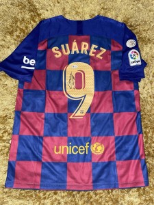 Luis Suarez Authentic Hand Signed Barcelona Jersey Beckett Witnessed  for sale on Ebay