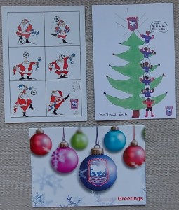 3  Used Official Ipswich Town Christmas Cards 1990s-2000s for sale on Ebay