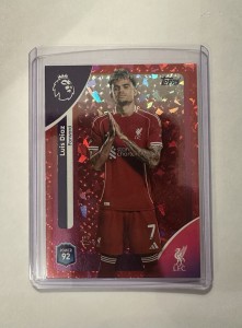 2025 Topps Premier League Luis Díaz Red Cracked Ice 1/5–Liverpool FC–Ultra Rare. for sale on Ebay