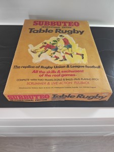 Subbuteo Table Rugby International Edition in original box - READ DESCRIPTION for sale on Ebay