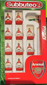 Subbuteo Hasbro Official Licensed Arsenal Mint Condition for sale on Ebay