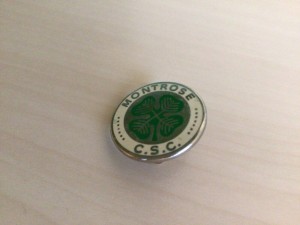 Celtic fc supporters club badge - Montrose CSC - small size badge for sale on Ebay