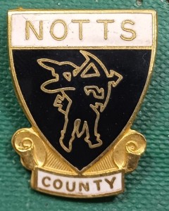 RARE England Notts County FC Football Club Enamel Pin Badge for sale on Ebay