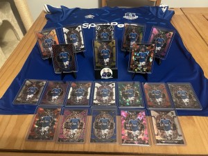 2022-23 Panini Select Amadou Onana Everton Rookie Incomplete Rainbow Bundle for sale on Ebay