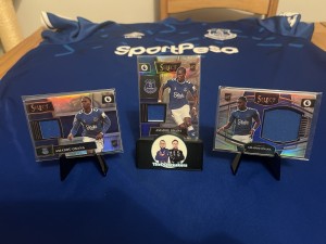 2022-23 Panini Select Amadou Onana Everton Rookie Base Patches Bundle for sale on Ebay