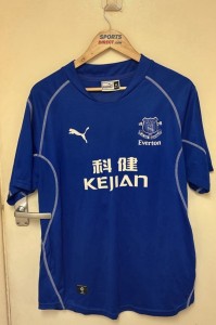 Vintage Puma Everton 2002/03 Rooney #18 Home Shirt Mens XL for sale on Ebay