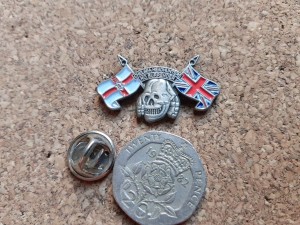 Non Enamel CHELSEA HEADHUNTERS LOYALIST HOOLIGAN BADGE for sale on Ebay