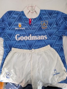Portsmouth 1992 Mens Football Shirt And Shorts ORIGINAL for sale on Ebay