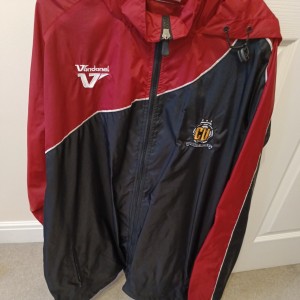 Cambridge United FC Track Football Rain Jacket 2009/10 Adults XL Vandanel  for sale on Ebay