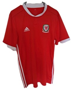 Adidas Wales Football Home Shirt Size Large Season 2017-19 for sale on Ebay