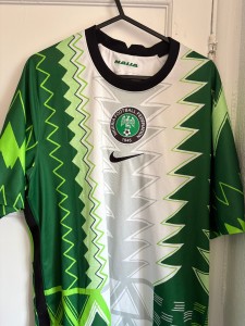 Nigeria 2020 2021 Home Football Shirt Nike Naija Green/White – Size Medium for sale on Ebay