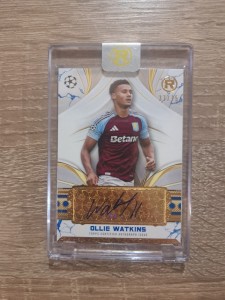 Ollie Watkins Auto /75 Topps Reverence 2024/25 Aston Villa for sale on Ebay