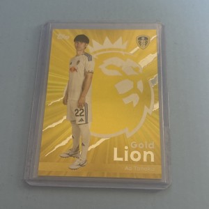 Topps 2026 Premier League Gold Lion Ao Tanaka Leeds United for sale on Ebay