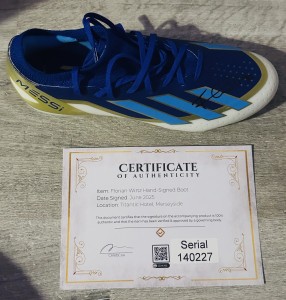 Florian Wirtz Signed Football Boot COA for sale on Ebay