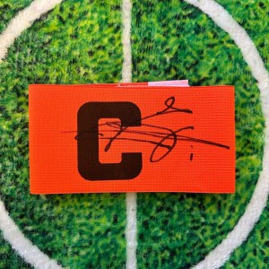 Jaap Stam Of Holland, Man UTD, Lazio & AC Milan Signed Captains Armband wCOA for sale on Ebay
