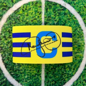 Neymar Jnr Of Brazil, Barcelona & PSG Signed Captains Armband wCOA for sale on Ebay