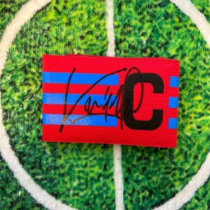 Kingsley Coman Of France, PSG, Juventus & Bayern Signed Captains Armband wCOA for sale on Ebay