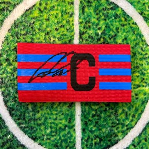 Alphonso Davies Of Canada & Bayern Munich Signed Captains Armband wCOA for sale on Ebay