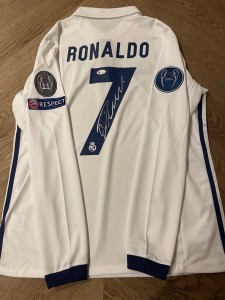 Cristiano Ronaldo Signed Real Madrid Shirt for sale on Ebay