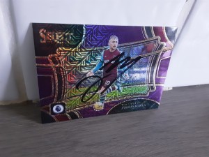 JARROD BOWEN - WEST HAM Hand Signed Panini Select Prizm Football trading card for sale on Ebay