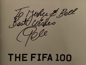 Pele Signed & Inscribed The FIFA 100 Book, 2004  for sale on Ebay