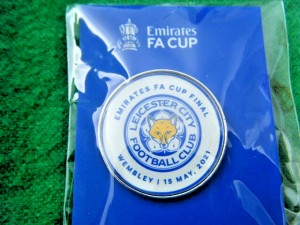 LEICESTER CITY F.C WEMBLEY BADGE - FA CUP FINAL 2021 - NEW & SEALED - THE FOXES for sale on Ebay