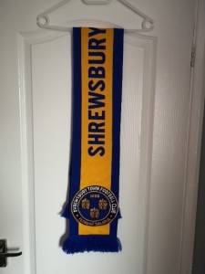 Shrewsbury Town Football Scarf for sale on Ebay