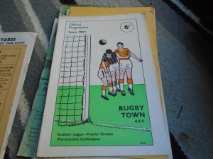 RUGBY TOWN V LOCKHEED LEAMINGTON 1963-4 FA CUP 2ND REP +OPENING OF FLOODLIGHTS for sale on Ebay
