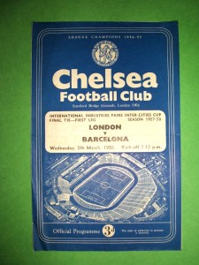 LONDON V BARCELONA ( FAIRS CUP FINAL) 05-03-1958 for sale on Ebay