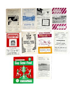 Vintage bundle of 10 x 1960's Scottish football programmes for sale on Ebay